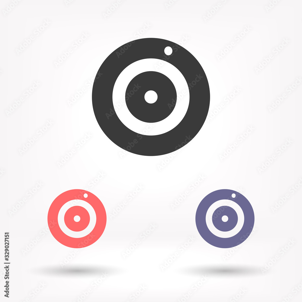 Webcam vector icon , lorem ipsum Flat design Webcam vector icon , lorem ipsum Flat design