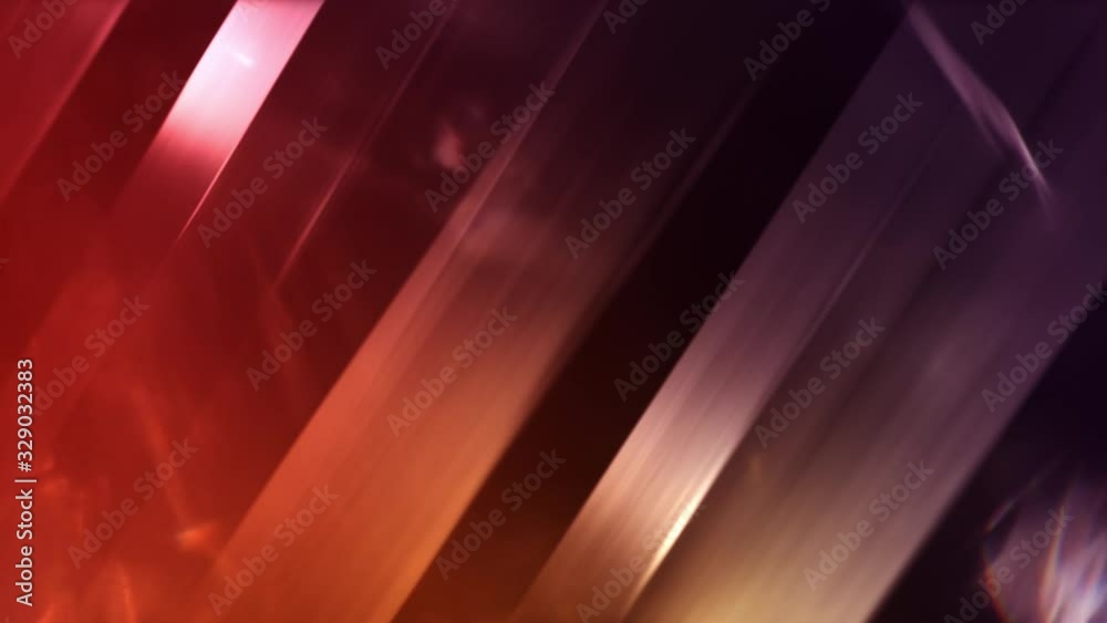 Abstract glowing and shiny red light on black background. Mystery Aurora ray or curtain