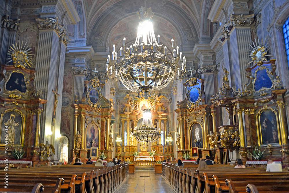St Anne's Church in Warsaw, Poland