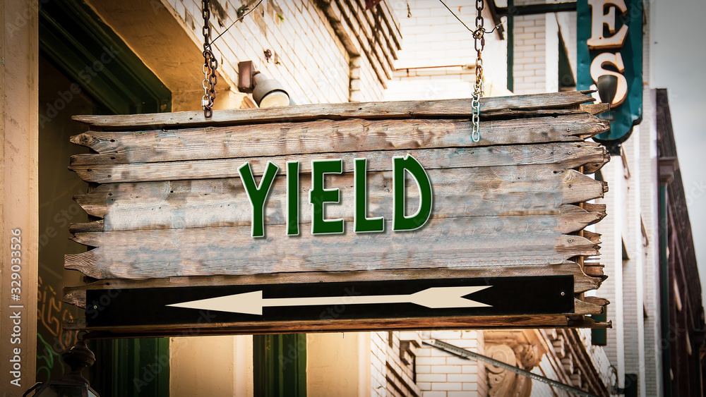 Street Sign to Yield Street Sign to Yield