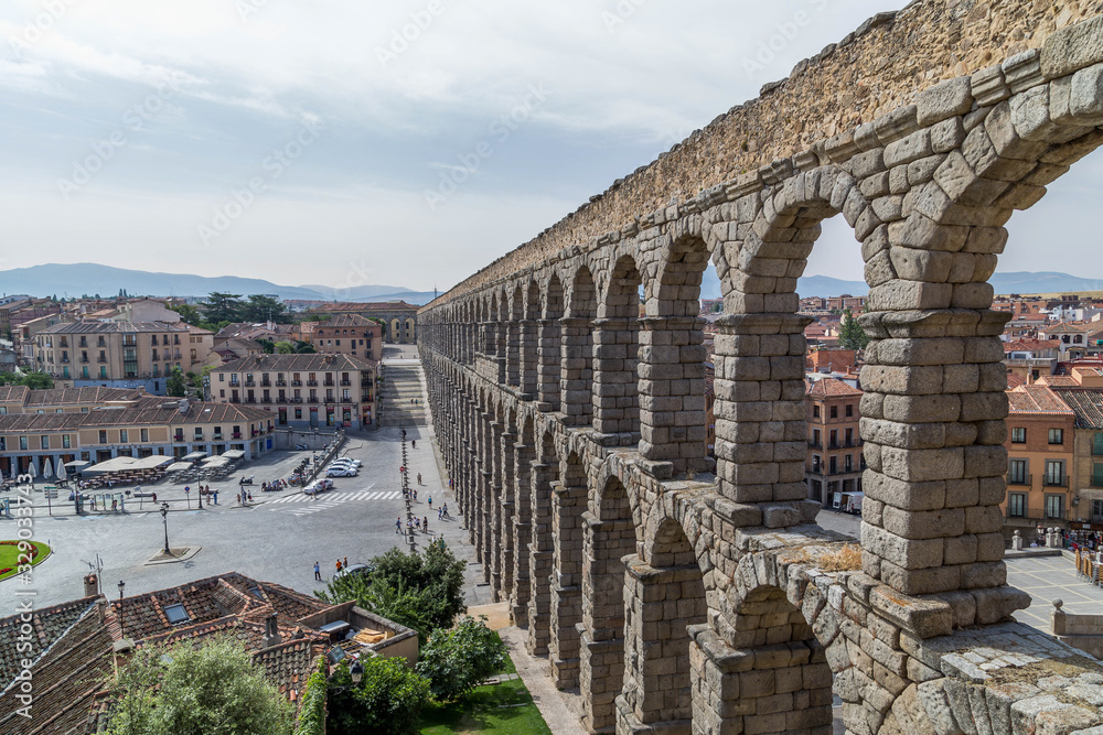 The Aqueduct of Segovia, Spain