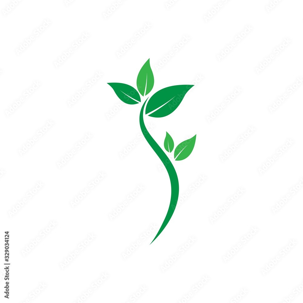 Green leaf logo Green leaf logo