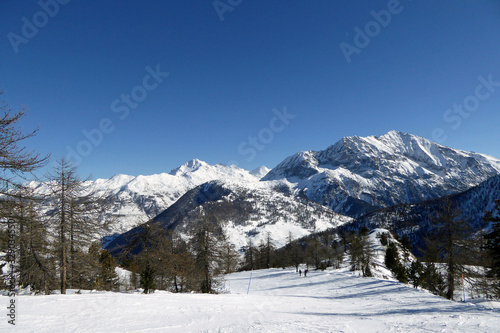 Claviere Milky Way Ski Area Hautes-Alpes Italian Alps Italy © Andy Evans Photos