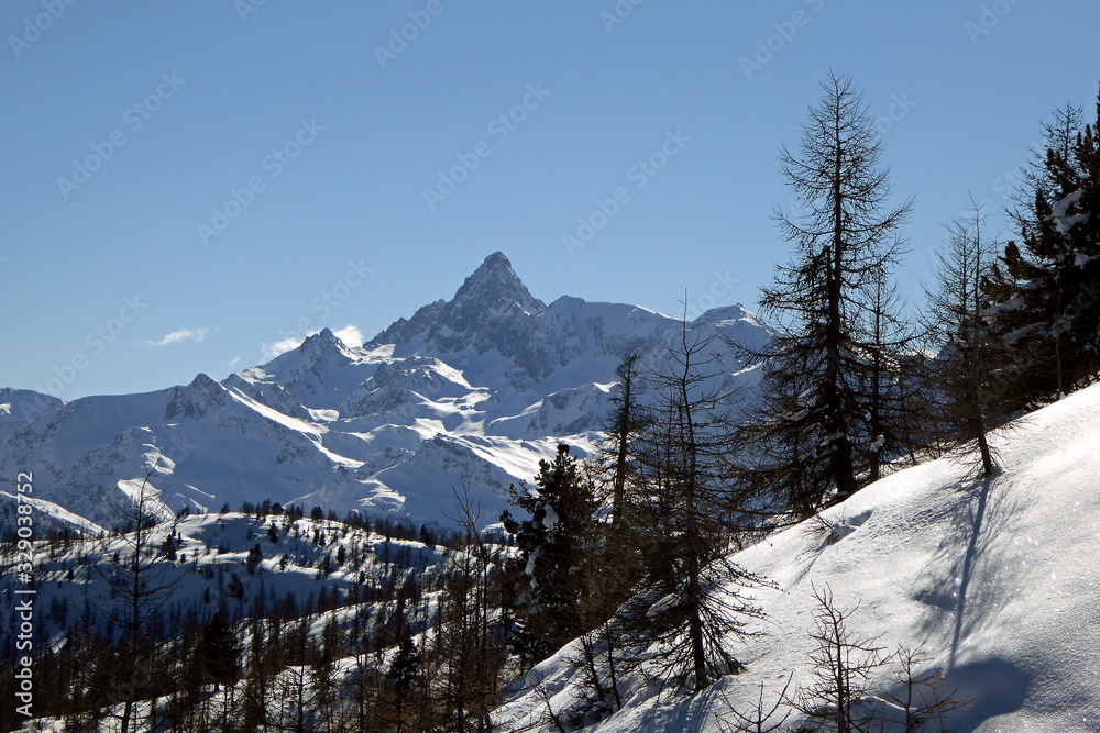 Claviere Milky Way Ski Area Hautes-Alpes Italian Alps Italy