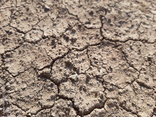 dry earth cracked ground
