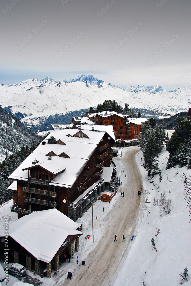 Les Arcs Arc 2000 Paradiski Ski Area Savoie French Alps France Les Arcs Arc 2000 Paradiski Ski Area Savoie French Alps France