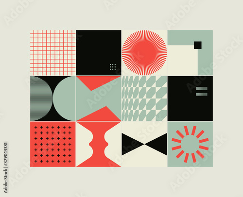 Neo Modernism Artwork Pattern Design