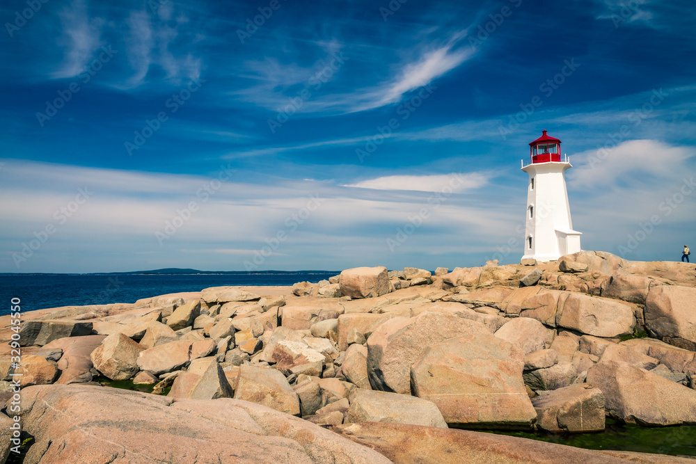 Beautiful Peggy's Cove on the coastline of Nova Scotia Canada on a fine August afternoon. Beautiful Peggy's Cove on the coastline of Nova Scotia Canada on a fine August afternoon.