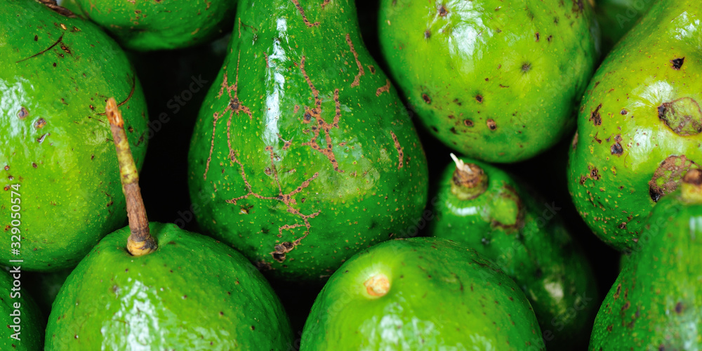Fresh Avocado selling at market Fresh Avocado selling at market