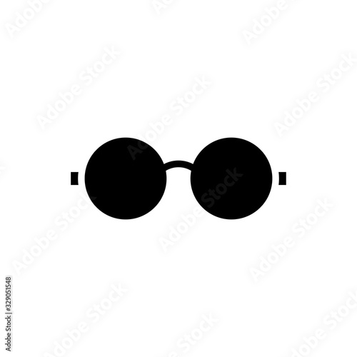 Sunglasses Vector Glyph Icon style illustration.