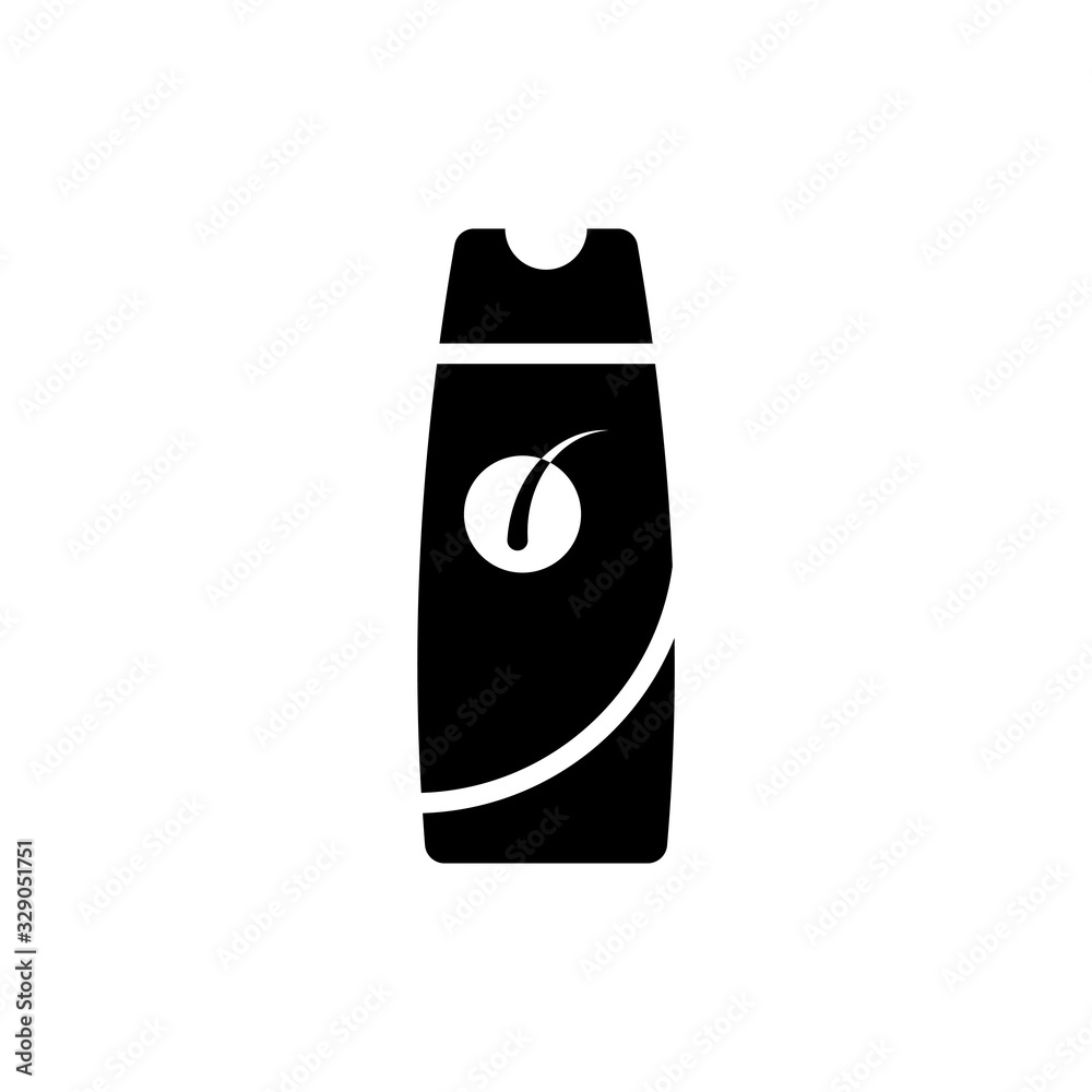 Shampoo Vector Glyph Icon style illustration. Shampoo Vector Glyph Icon style illustration.