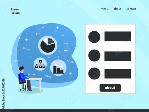 design web illustrtion economic business