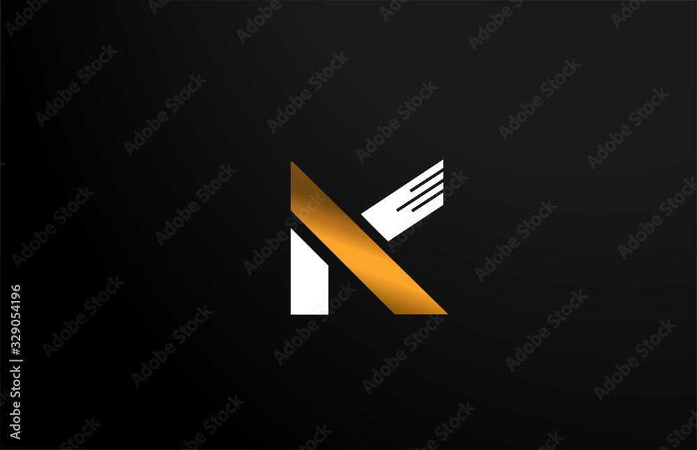 gold golden yellow white K logo letter alphabet icon design for business and company gold golden yellow white K logo letter alphabet icon design for business and company