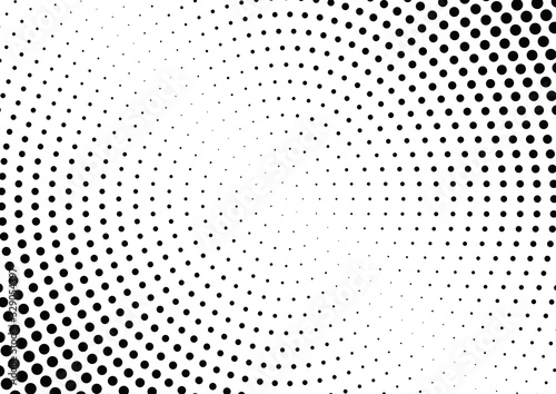 Abstract halftone dotted background. Monochrome pattern with dot and circles.  Vector modern futuristic texture for posters  sites  business cards  postcards  interior design  labels and stickers.