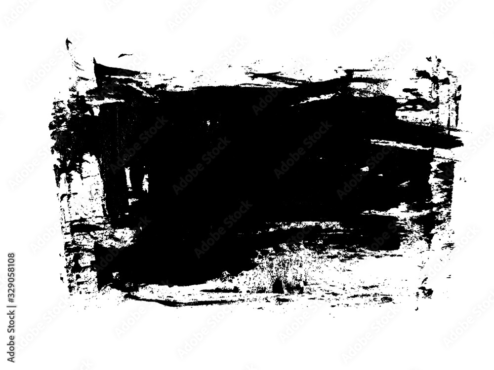 Grunge Brush Strokes Banner Background
