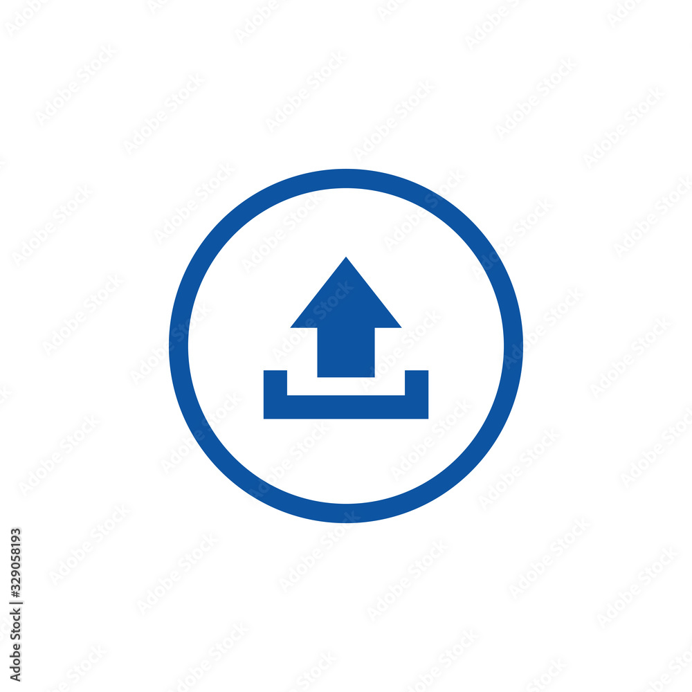 Upload vector icon, upload symbol vector Upload vector icon, upload symbol vector