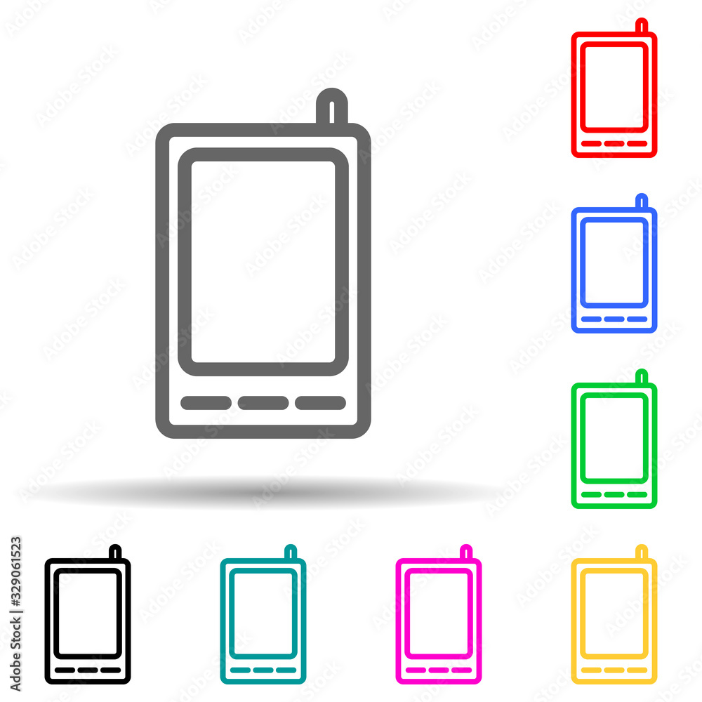 mobile phone icon. Element of simple icon for websites, web design, mobile app, info graphics. Thick line icon for website design and development, app development