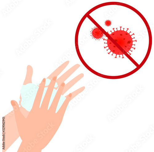2019-nCoV covid-19 virus protection tips. Coronovirus alert. Prevention infographics.