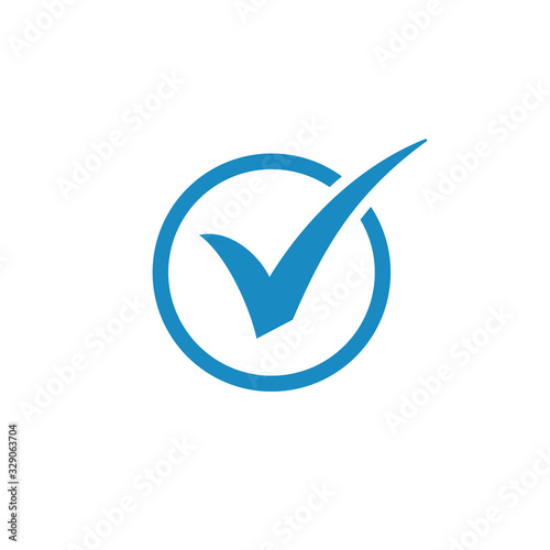 check mark icon, Tick mark symbol vector