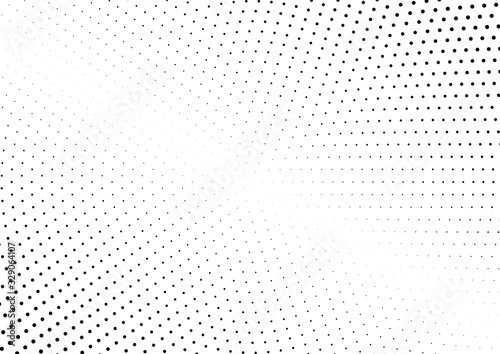 Abstract halftone dotted background. Monochrome pattern with dot and circles. Vector modern pop art texture for posters, sites, business cards, cover postcards, interior design, labels, stickers.