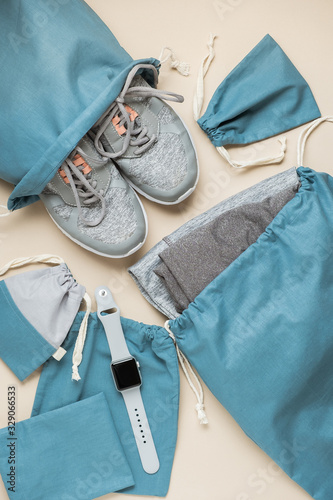 Sports Organic bag with Sports equipment Packaging for Storing