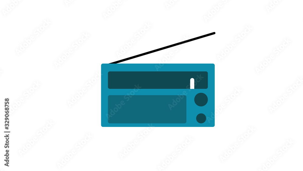 Obraz premium Radio Symbol Icon Illustration