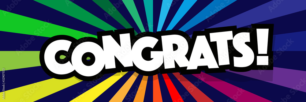 Obraz premium Congrats !
