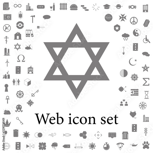 David star icon. web icons universal set for web and mobile