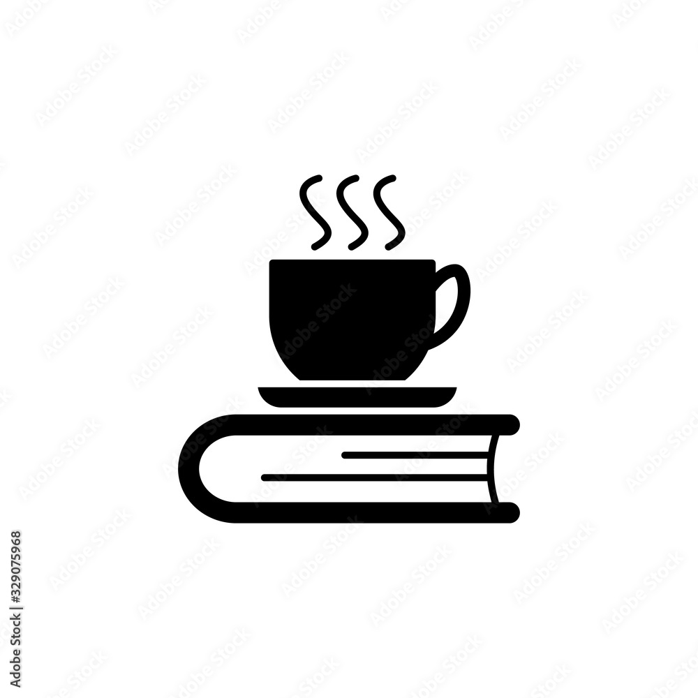 Book, cup, tea icon. Simple vector knowledge icons for ui and ux, website or mobile application Book, cup, tea icon. Simple vector knowledge icons for ui and ux, website or mobile application