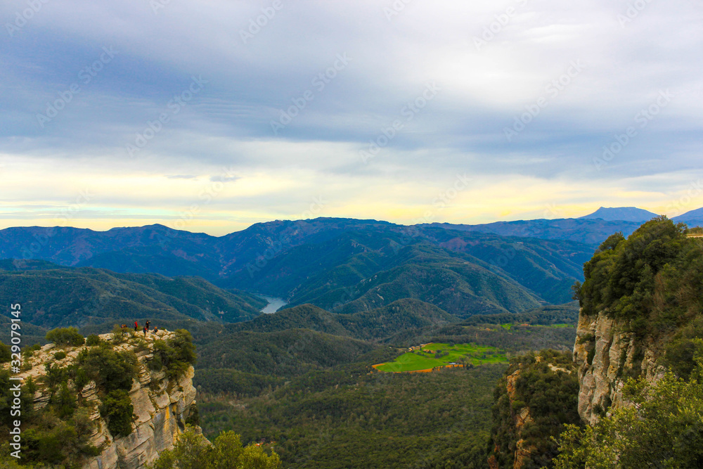 mountain landscape and forests mountain landscape and forests