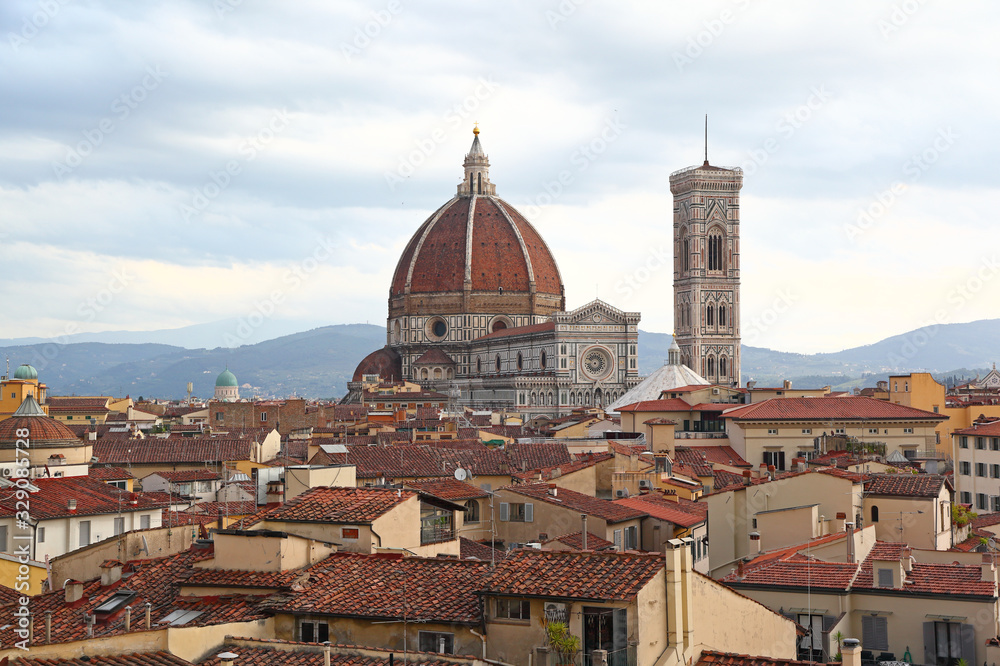 Florence Skyline with the Duomo and Giotto's Belltower