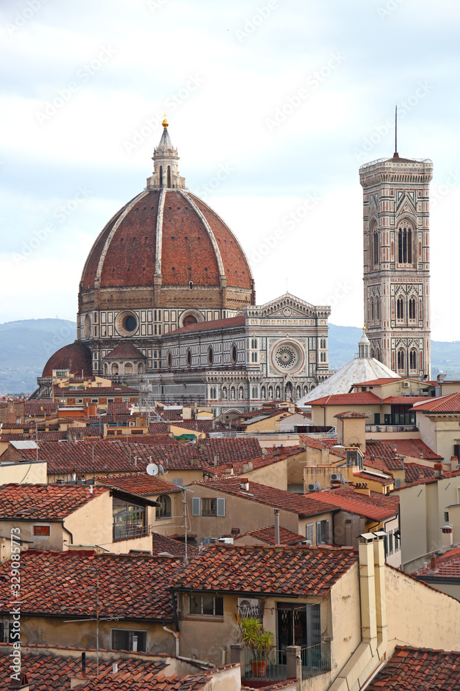 Florence skyline with the Duomo and Giotto's Belltower