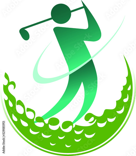 golfer logo