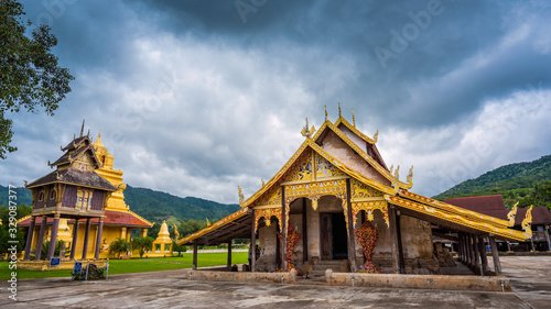 Old Buddhism temple at Wat Si Pho Chai photo