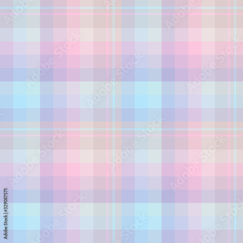Seamless pattern in awesome pastel colors for plaid, fabric, textile, clothes, tablecloth and other things. Vector image.
