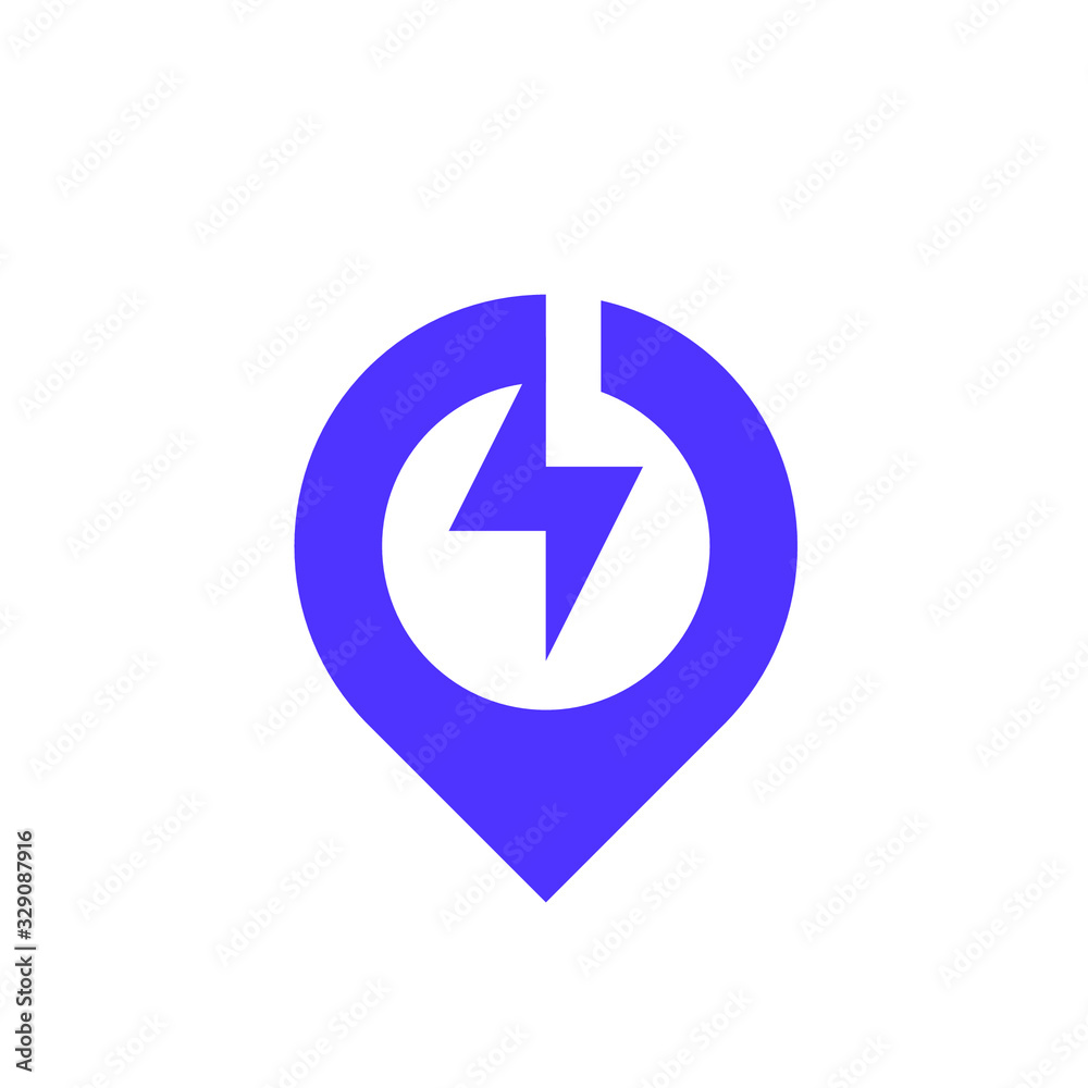 pin local with electric logo pin local with electric logo