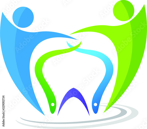 dental couple logo