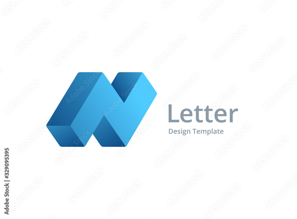 Letter N logo icon design template elements Letter N logo icon design template elements