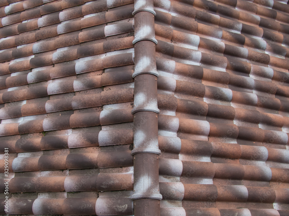 original tiled roof, background, template, texture original tiled roof, background, template, texture