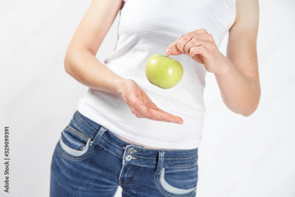Beautiful young healthy woman tummy. Beautiful young healthy woman tummy.