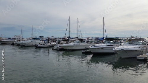 Boats on bay, Photo by Vijaykumar