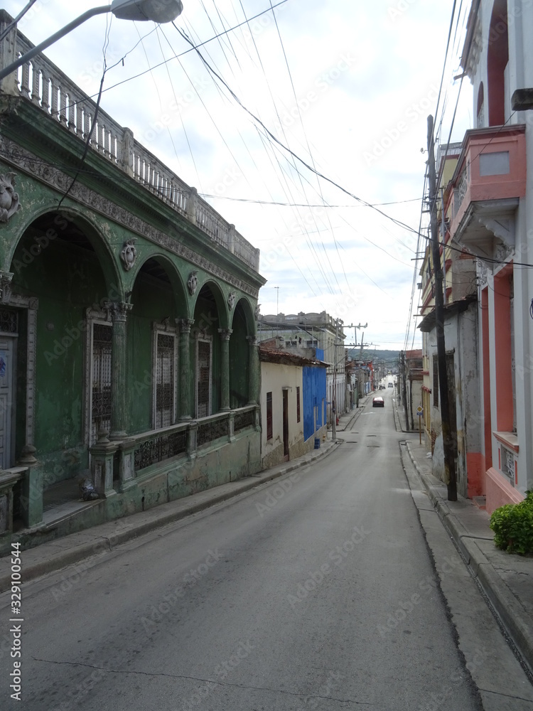 Obraz premium calles de santiago de cuba