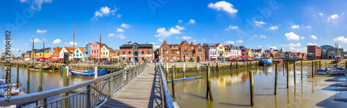 Husum, Hafen, Panorama, Deu...