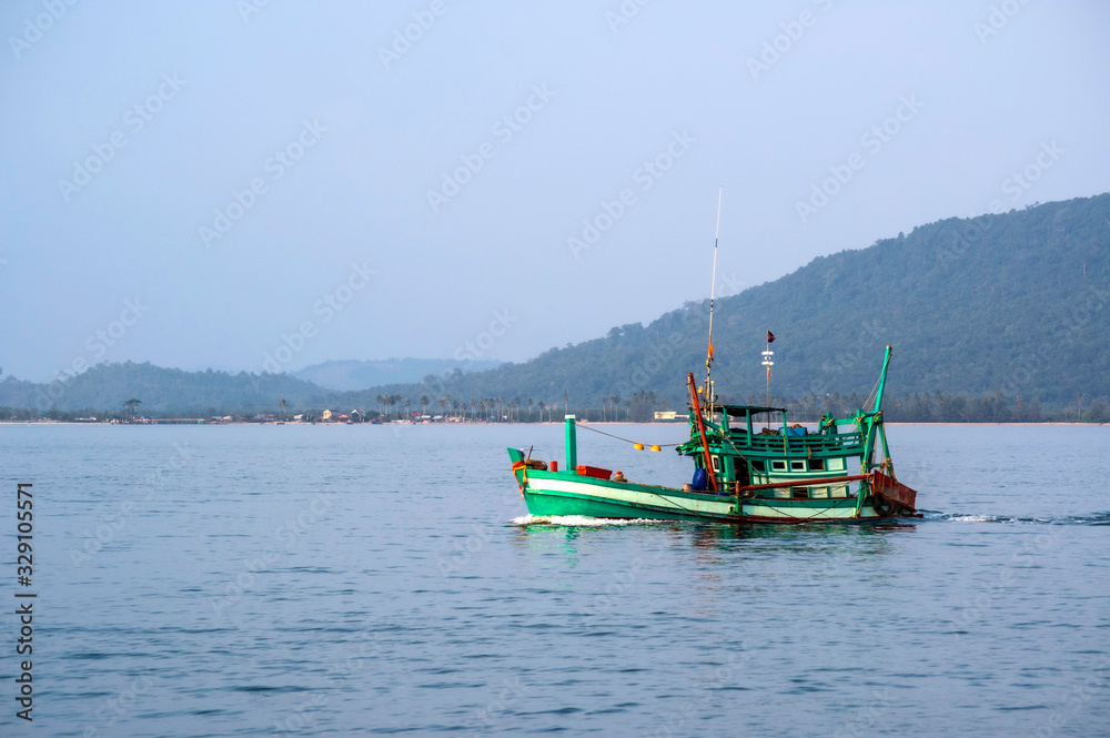 Old fishing boat