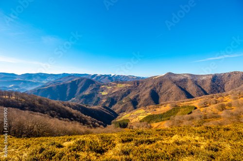 Upper slopes of Mount Ekaitza in Navarra