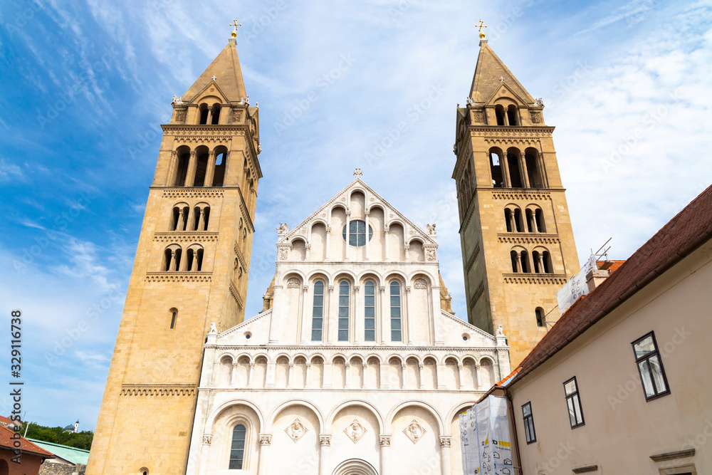 Cathedral in Pecs, Baranya County, Hungary