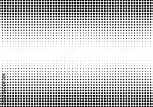 Abstract halftone dotted background. Monochrome pattern with dot and circles.  Vector modern futuristic texture for posters, sites, business cards, postcards, interior design, labels and stickers.