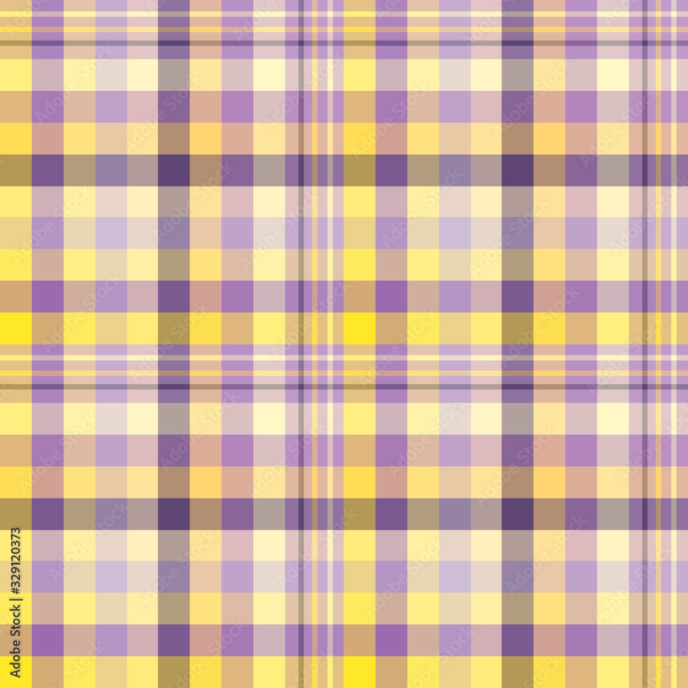 Seamless pattern in awesome creative violet and yellow colors for plaid, fabric, textile, clothes, tablecloth and other things. Vector image. Seamless pattern in awesome creative violet and yellow colors for plaid, fabric, textile, clothes, tablecloth and other things. Vector image.