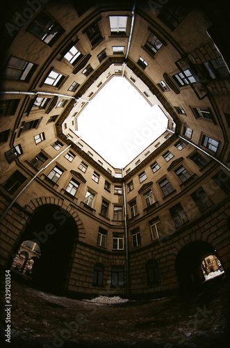 A Well Courtyard in Saint Petersburg photo