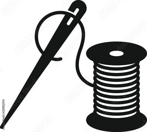 Thread needle icon